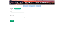 Desktop Screenshot of drapercommunityfoundation.org